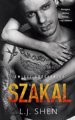 SZAKAL. Autor: L.J Shen. SmakLiter.pl Okładka książki SZAKAL