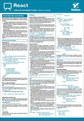 Okładka książki Tablice informatyczne. React