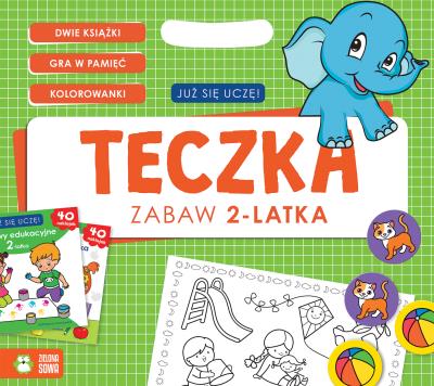 Okładka książki TECZKA ZABAW 2-LATKA JUŻ SIĘ UCZĘ