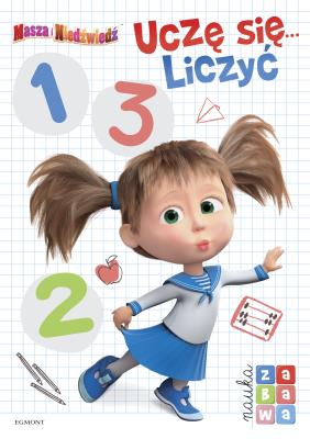 Uczę się... liczyć. Masza i Niedźwiedź. Autor: Opracowanie zbiorowe. SmakLiter.pl Okładka książki Uczę się... liczyć. Masza i Niedźwiedź