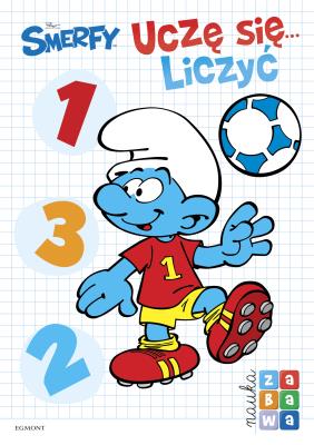 Uczę się... liczyć. Smerfy. Autor: Adrianna Zabrzewska. SmakLiter.pl Okładka książki Uczę się... liczyć. Smerfy
