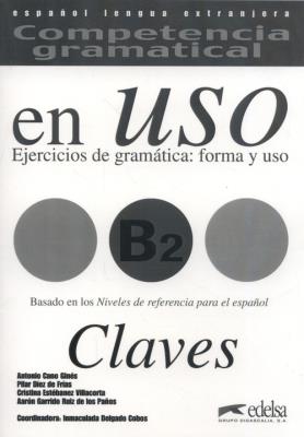 Uso B2 claves ejercicios de gramatica. Autor: Gines Antonio. SmakLiter.pl Okładka książki Uso B2 claves ejercicios de gramatica