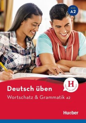 Wortschatz & Grammatik A2 HUEBER. Autor: Billina Anneli, Dr. Lilli Marlen Brill. SmakLiter.pl Okładka książki Wortschatz & Grammatik A2 HUEBER