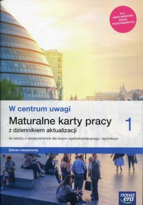 Okładka książki WOS LO 1 W centrum uwagi KP ZR wyd. 2019 NE