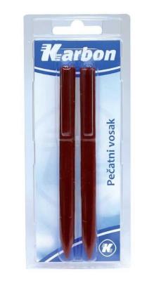 Opakowanie Wosk/lak czerwony 2szt KARBON