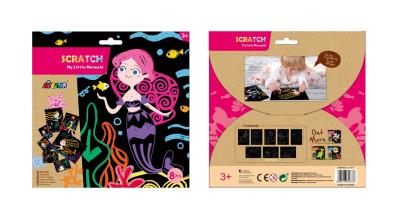 Wydrapywanka Syrenka. Wydawca: Russell. SmakLiter.pl Opakowanie Wydrapywanka Syrenka