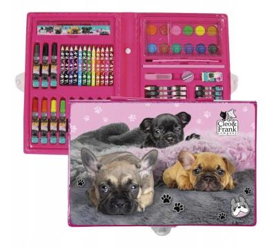 Zestaw artystyczny 71 el. Cleo i Frank 19 DERFORM. Wydawca: Derform. SmakLiter.pl Opakowanie Zestaw artystyczny 71 el. Cleo i Frank 19 DERFORM