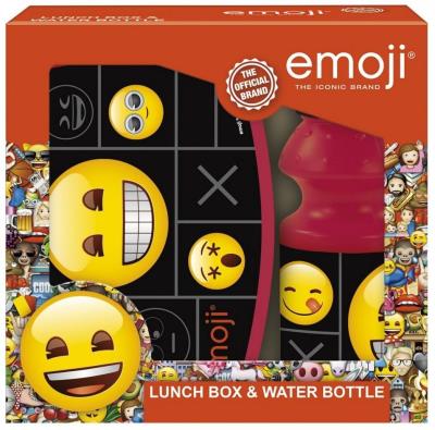 Zestaw śniadaniówka + bidon Emoji 11. Wydawca: Derform. SmakLiter.pl Opakowanie Zestaw śniadaniówka + bidon Emoji 11