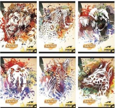 Opakowanie Zeszyt A4 Street 54 kartki w linie Safari 10 sztuk