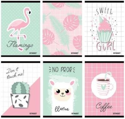 Opakowanie Zeszyt A4/54K Pink (10szt) STREET