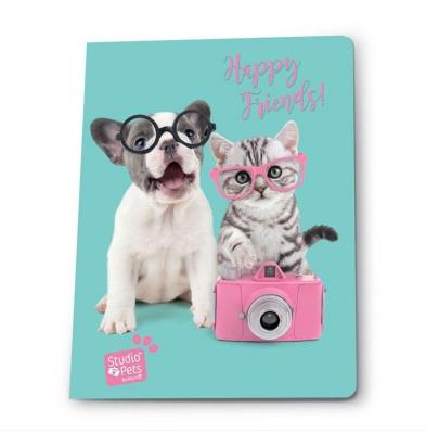 Opakowanie Zeszyt A5/16K linie Studio Pets (5szt) PASO