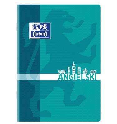 Opakowanie Zeszyt A5/60K kratka Angielski (5szt) OXFORD