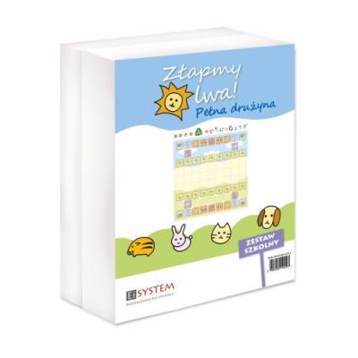 Opakowanie Złapmy Lwa 9×9! Pełna drużyna. Zestaw szkolny