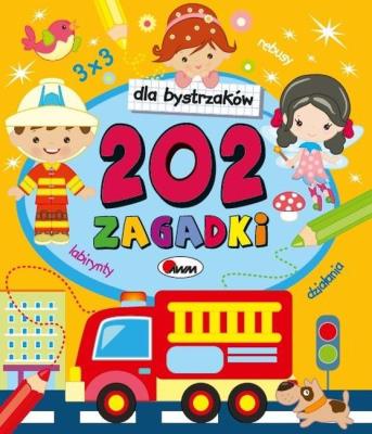 202 ZAGADKI DLA BYSTRZAKÓW. Autor: Jolanta Czarnecka. SmakLiter.pl Okładka książki 202 ZAGADKI DLA BYSTRZAKÓW