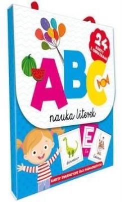 Okładka książki ABC Nauka literek. Karty edu. dla najmlodszych