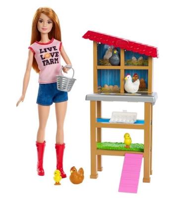 Opakowanie Barbie Kariera. Farmerka z akcesoriami