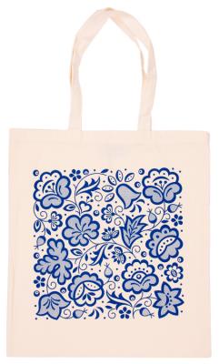 Opakowanie Bawełniana torba FOLK - kujawska - średnie ucho