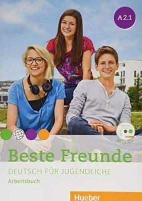 Opakowanie Beste Freunde A2.1 AB + CD w.niemiecka HUEBER