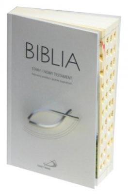 Opakowanie Biblia z rybką (szara z paginatorami) BR
