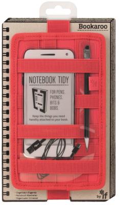 Opakowanie Bookaroo Notebook Tidy Organizer na notes czerwony