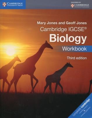 Cambridge IGCSE® Biology Workbook. Autor: Jones Mary, Jones Geoff. SmakLiter.pl Okładka książki Cambridge IGCSE® Biology Workbook