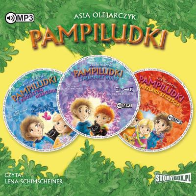 Okładka książki CD MP3 PAKIET PAMPILUDKI