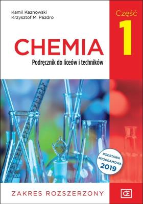 Chemia LO 1 podręcznik ZR NPP w.2019 OE. Autor: Kamil Kazanowski. SmakLiter.pl Okładka książki Chemia LO 1 podręcznik ZR NPP w.2019 OE