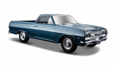 Opakowanie CHEVROLET EL CAMINO 1965  SZARY SKALA 1:25