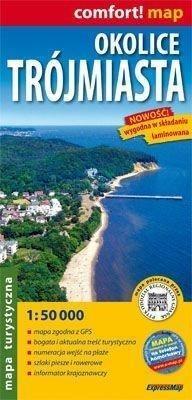 Okładka książki Comfort! map Okolice Trójmiasta 1:50 000 mapa