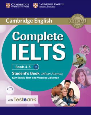 Complete IELTS Bands 4-5 Student's Book without Answers with CD-ROM with Testbank. Autor: Brook-Hart Guy, jakeman Vanessa. SmakLiter.pl Okładka książki Complete IELTS Bands 4-5 Student's Book without Answers with CD-ROM with Testbank