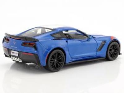 Opakowanie CORVETTE GRAND SPORT 2017 NIEBIESKI SKALA 1:24