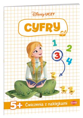 Okładka książki Disney uczy. Kraina Lodu. Cyfry 5+