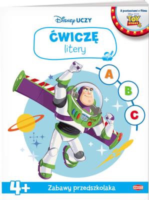 Okładka książki Disney uczy. Toy Story. Ćwiczę litery