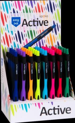 Opakowanie Długopis Active S0117 (40szt) dspl SPOKO
