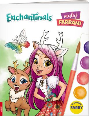 Okładka książki Enchantimals. Maluj farbami