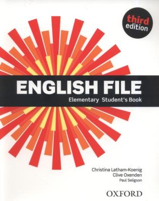 English File 3E Elementary SB OXFORD. Autor: Latham-Koenig Christina, Oxenden Clive. SmakLiter.pl Okładka książki English File 3E Elementary SB OXFORD
