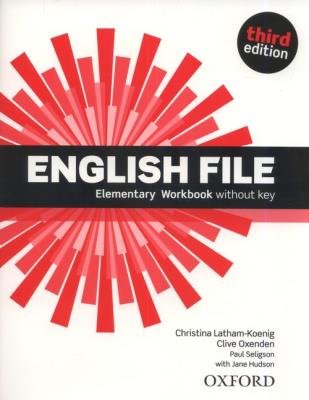 English File 3E Elementary WB OXFORD. Autor: Latham-Koenig Christina, Oxenden Clive. SmakLiter.pl Okładka książki English File 3E Elementary WB OXFORD