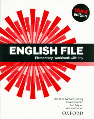 English File 3E Elementary WB With Key OXFORD. Autor: Latham-Koenig Christina, Oxenden Clive. SmakLiter.pl Okładka książki English File 3E Elementary WB With Key OXFORD