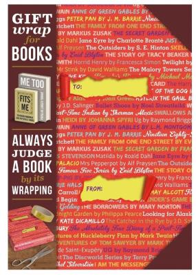 Opakowanie Gift wrap Papier do książki Not to be missed