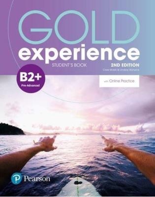 Gold Experience 2ed B2+ SB + online practice. Autor: Walsh Clare, Warwick Lindsay. SmakLiter.pl Okładka książki Gold Experience 2ed B2+ SB + online practice