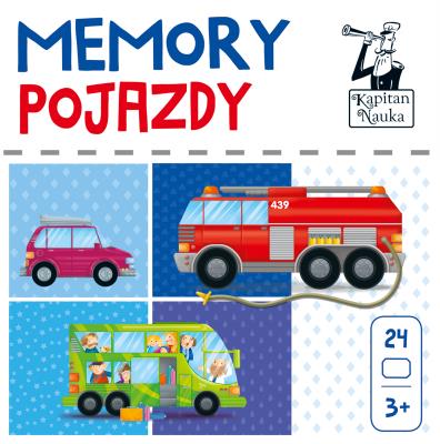 Opakowanie GRA MEMORY POJAZDY KAPITAN NAUKA