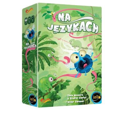 Gra - Na językach. Autor: THEO RIVIERE, CEDRIC BARBE. SmakLiter.pl Okładka książki Gra - Na językach