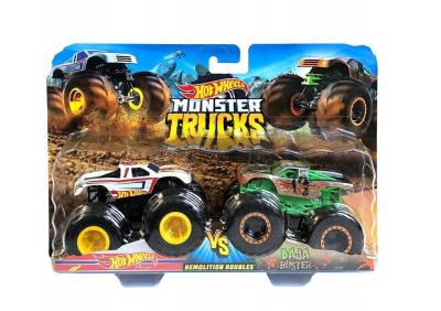 Opakowanie Hot Wheels. Monster Trucks Pojazd 1:64 2-pak