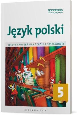 Okładka książki Język polski SP 5 Zeszyt ćwiczeń OPERON