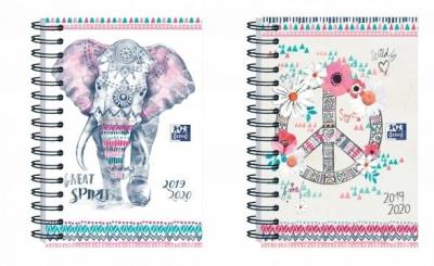 Opakowanie Kalendarz BTS Boho Chic 12x18 DTP 19-20 OXFORD