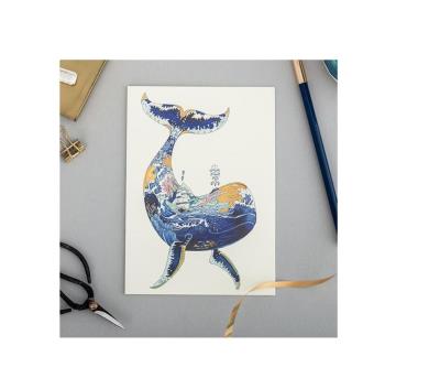 Opakowanie Karnet A095 B6 + koperta Wieloryb