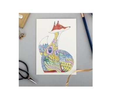 Opakowanie Karnet A097 B6 + koperta Żółty lis