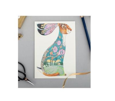 Opakowanie Karnet A098 B6 + koperta Niebieski zając