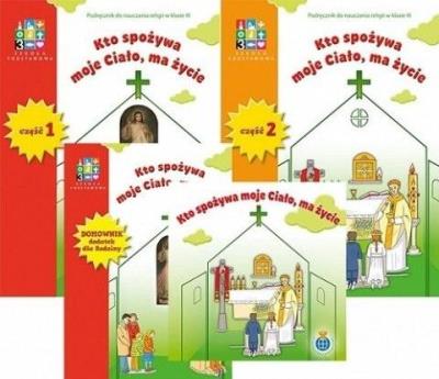 Katechizm kl.3 SP Kto spożywa.Komplet. Autor: praca zbiorowa. SmakLiter.pl Okładka książki Katechizm kl.3 SP Kto spożywa.Komplet