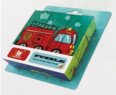 Opakowanie Klocki drewniane Wóz strażacki 9 el.